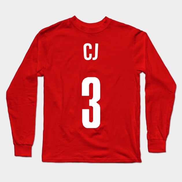 CJ McCollum 'CJ' Nickname Jersey - Portland Trailblazers Long Sleeve T-Shirt by xavierjfong